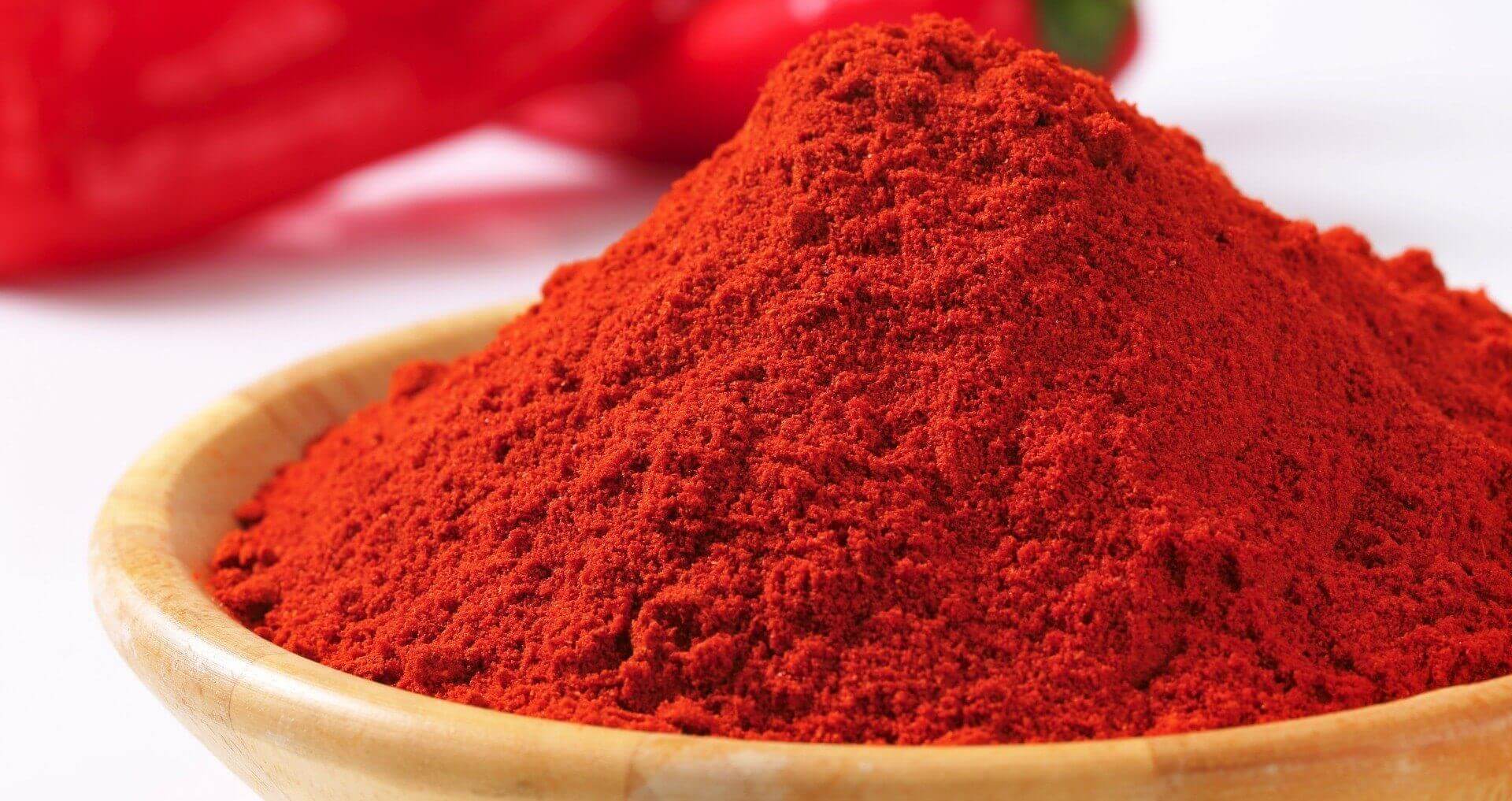 Freshly milled paprika