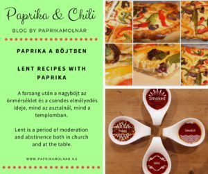 Lent recipes, fasting with paprika