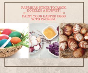 Paint your Easter eggs with paprika!