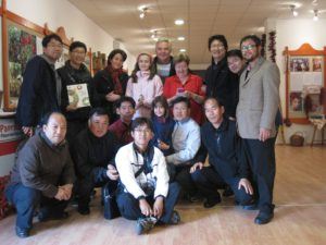 Dél-koreai paprikások a múzeumbn