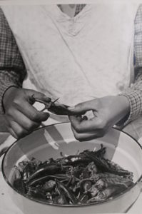 Paprika processing in the past