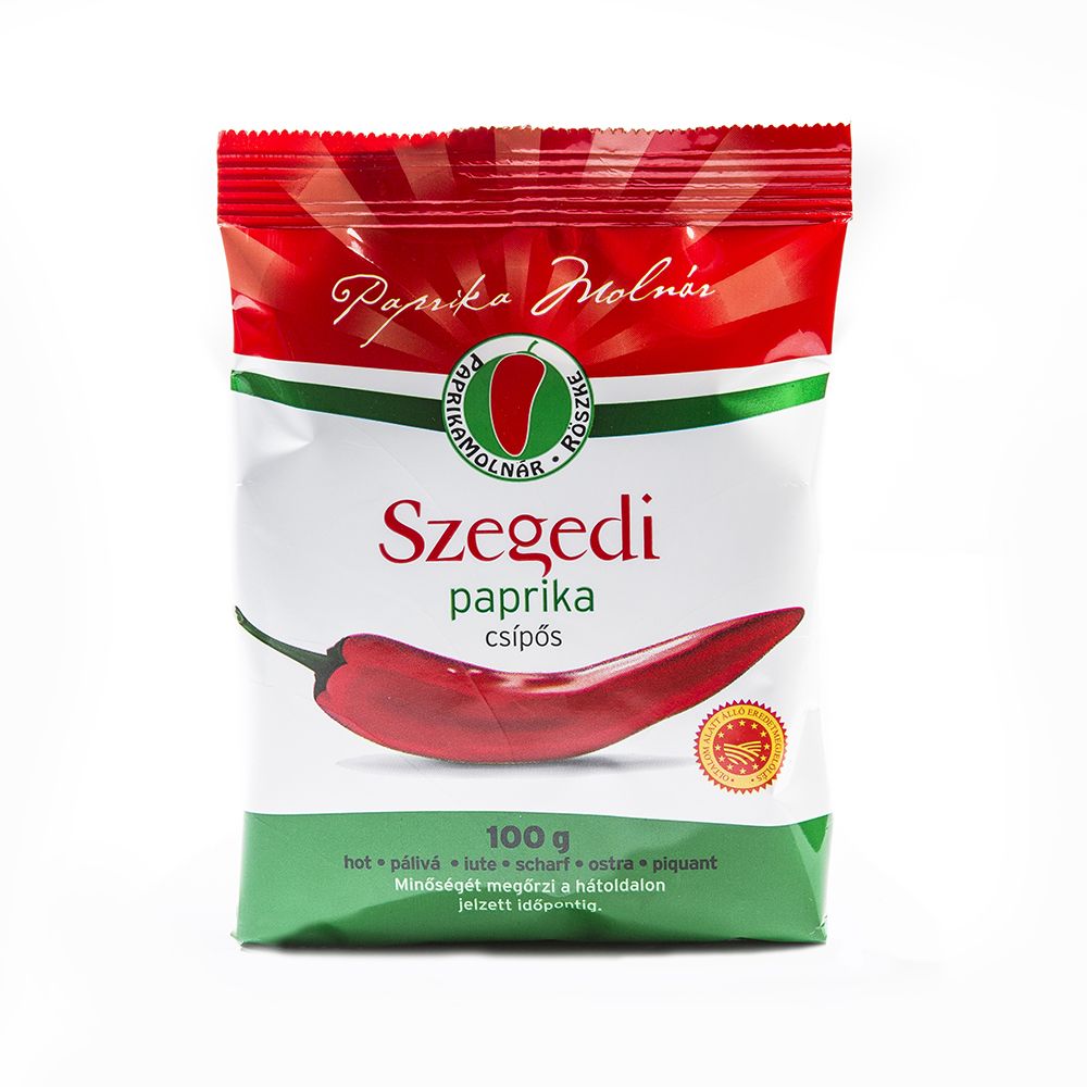 Szegedi paprikaht hot 50g, 100g PaprikaMolnar