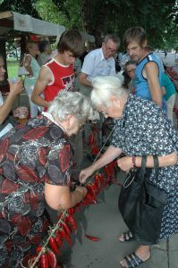 A paprika garland with a length of 696,9 meter was noted in the Guinness’ Book of Records