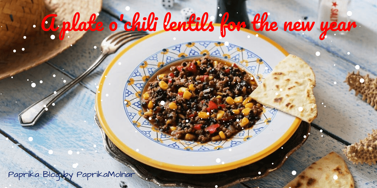 Chili lentils for the new year
