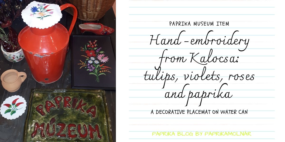 Paprika Museum item: hand-embroidery from Kalocsa